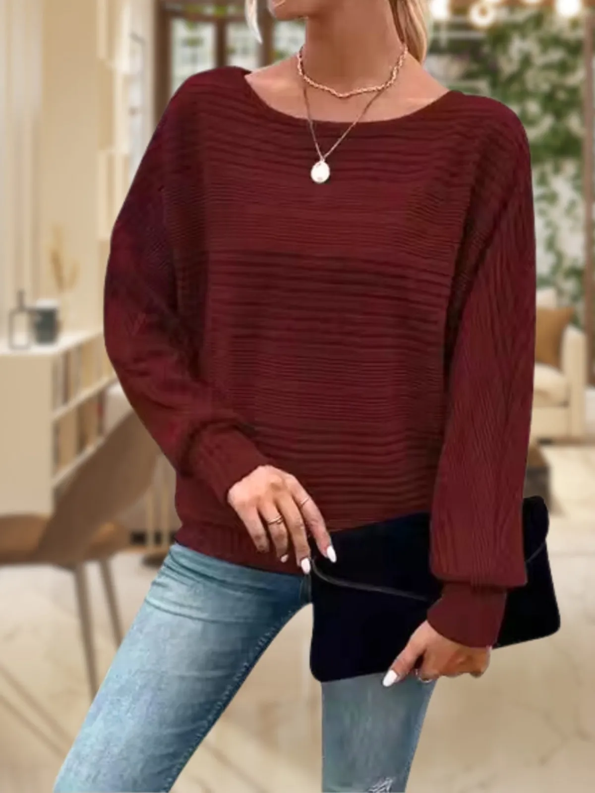 Anna - Cozy Textured Sweater for All Seasons