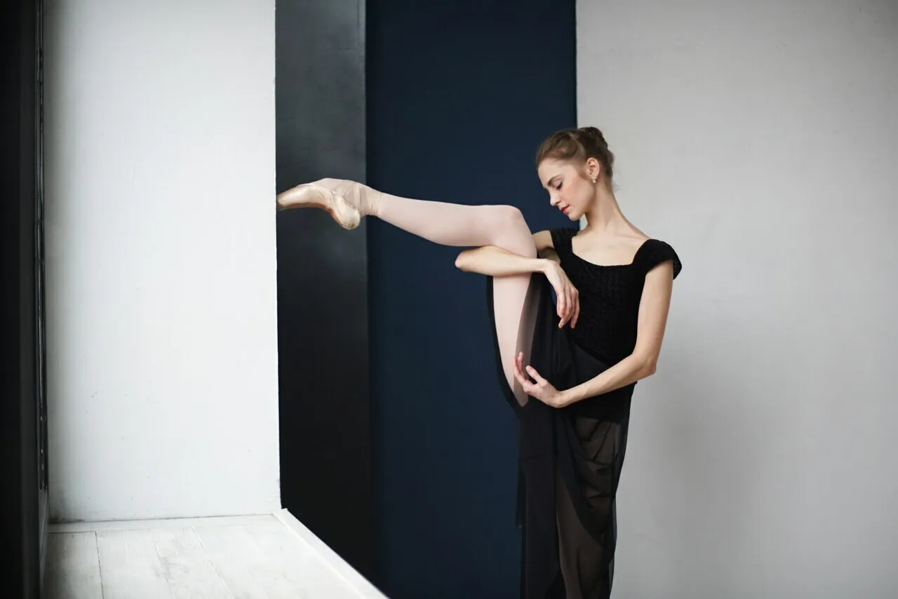 Asymmetrical Long Skirt Black Mesh RTW