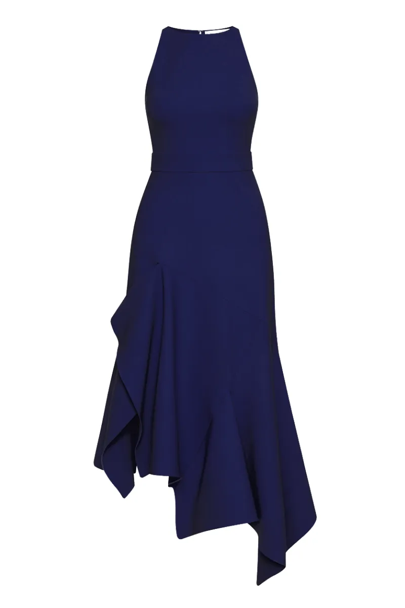 Asymmetrical Wool Dress