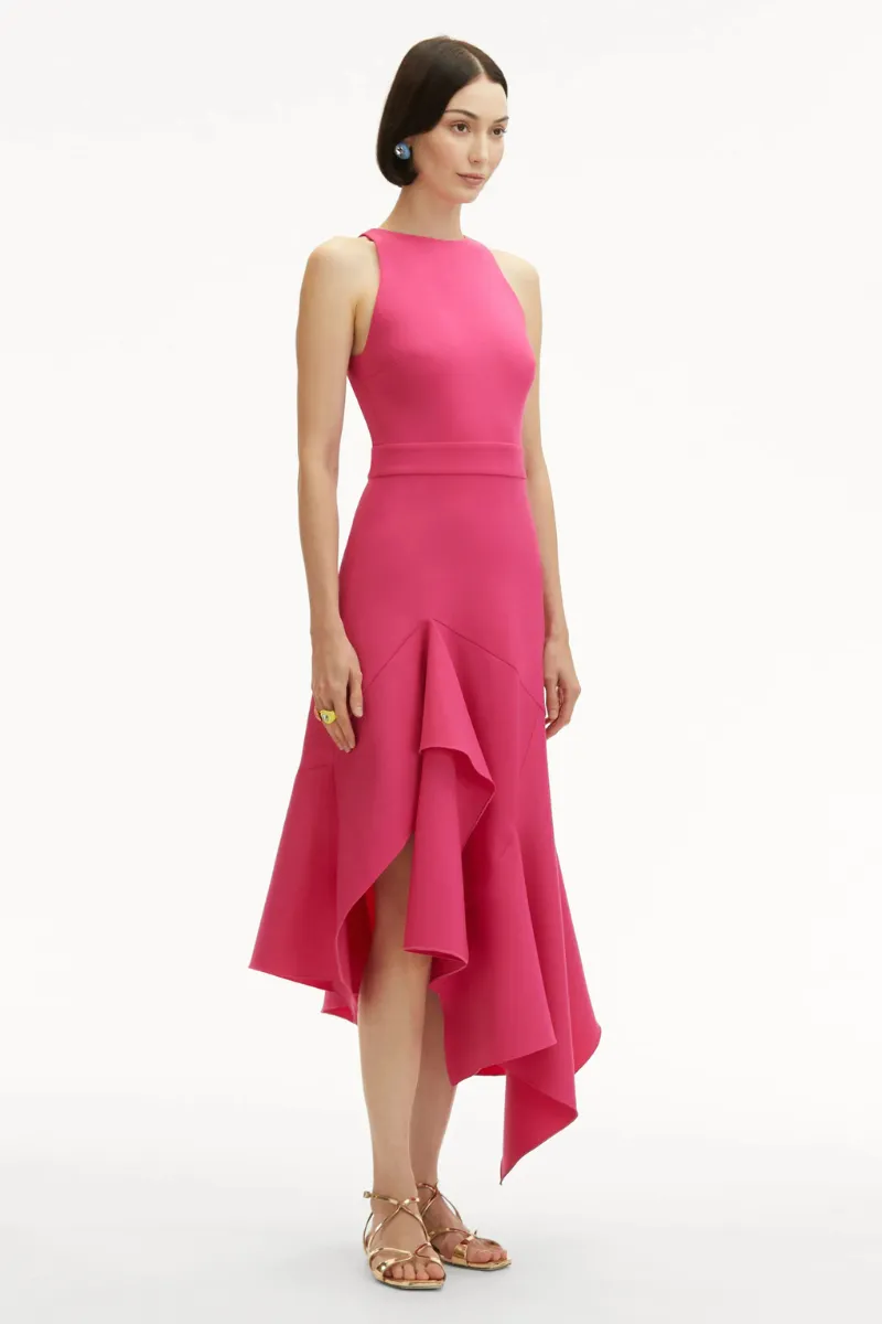 Asymmetrical Wool Dress