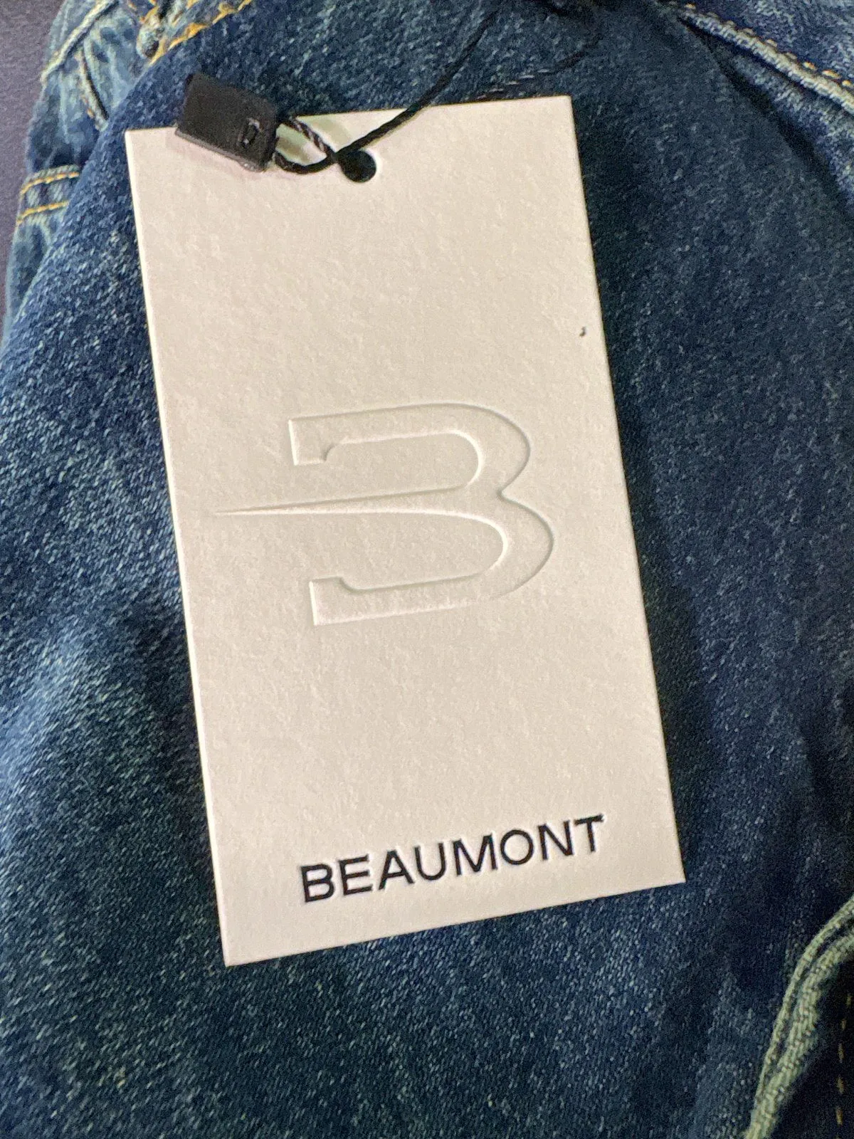 Beaumont Blue Wide-leg Jeans No Size