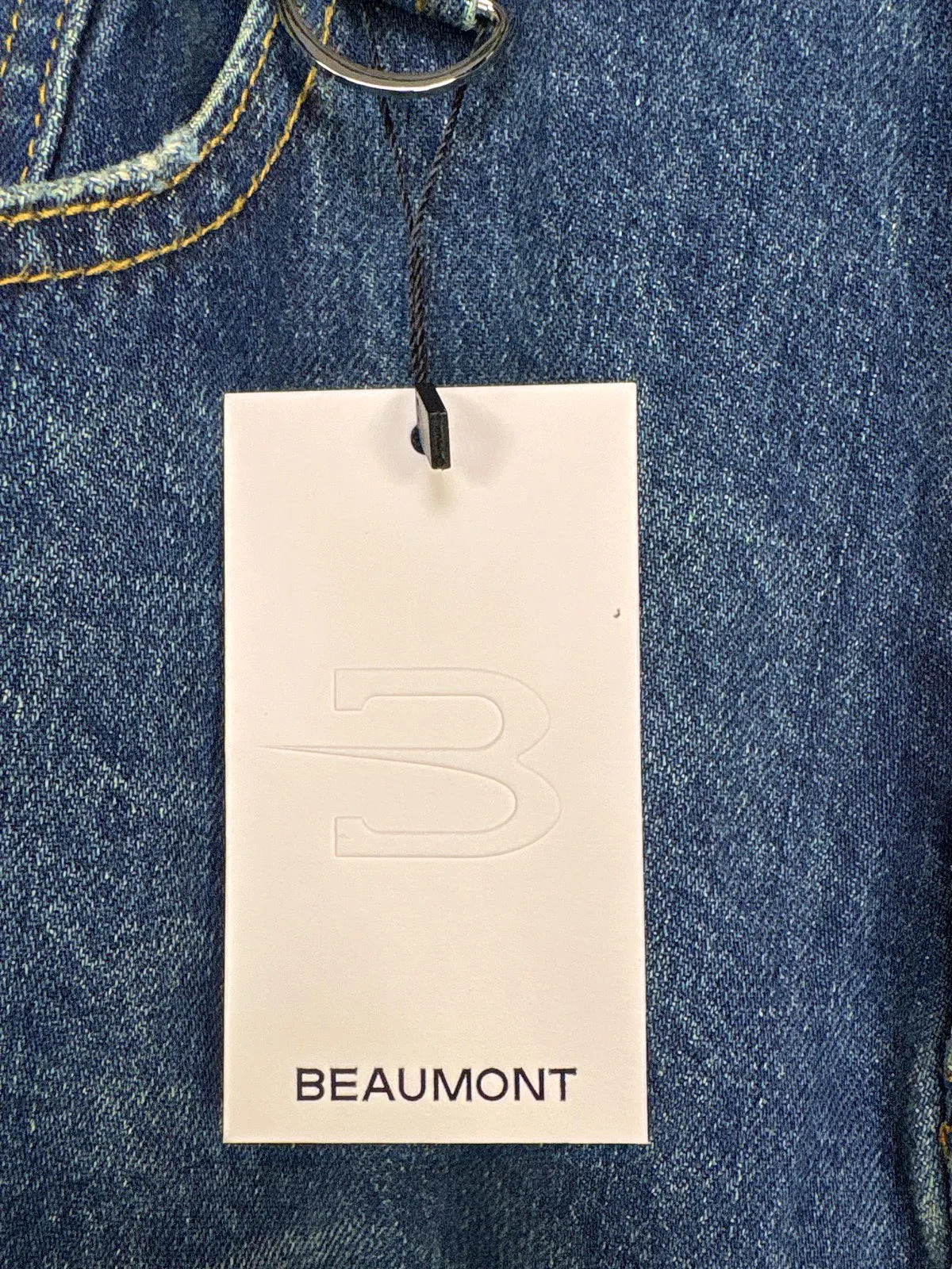 Beaumont Blue Wide-leg Jeans No Size