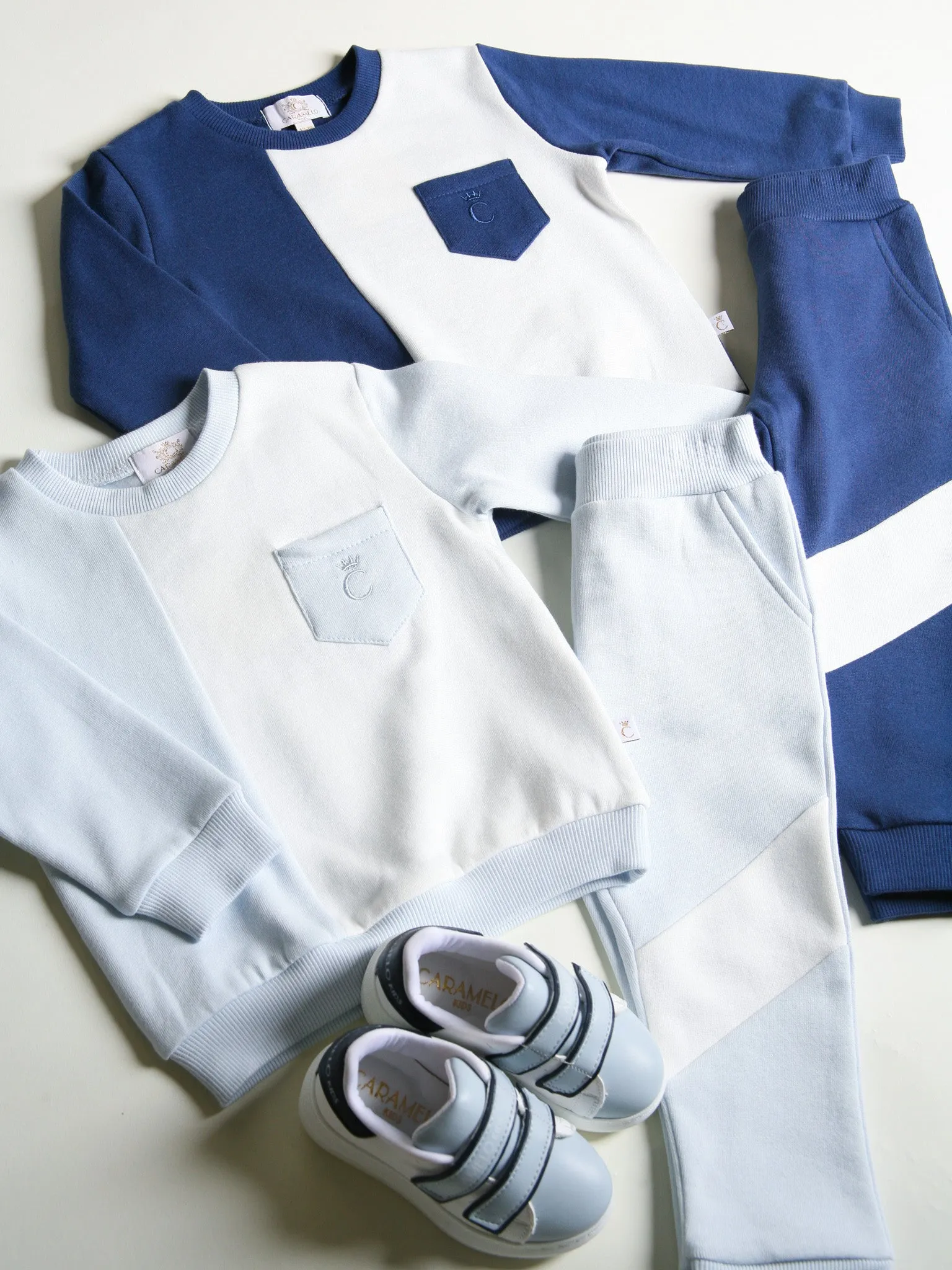 Caramelo Kids Navy & White Tracksuit
