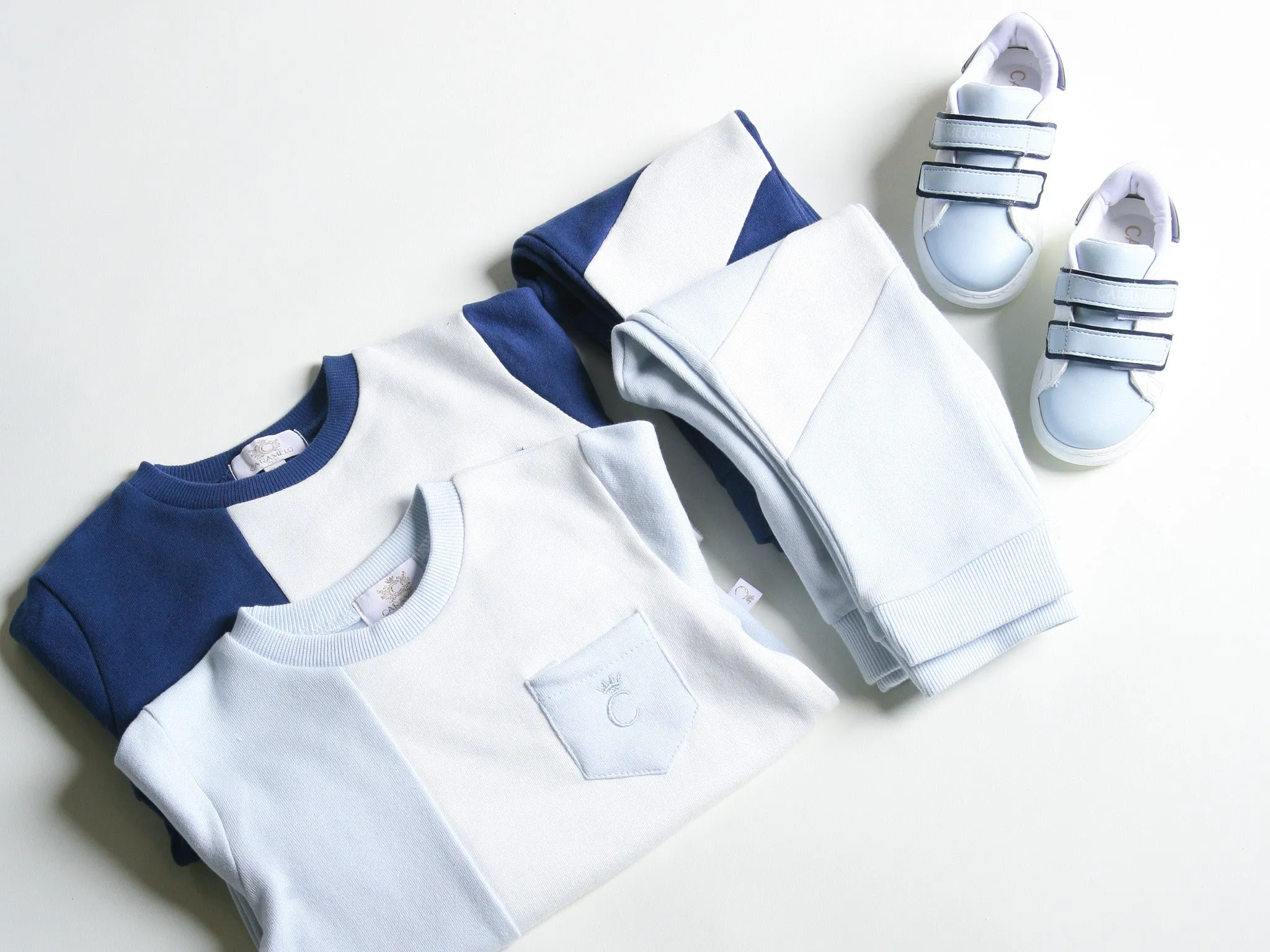 Caramelo Kids Navy & White Tracksuit