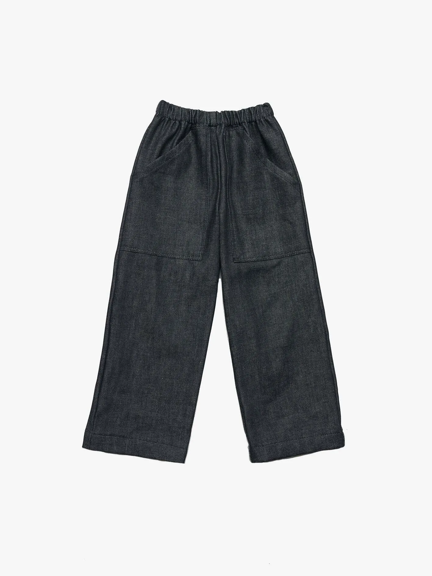 Charcoal Wide Leg Jeans