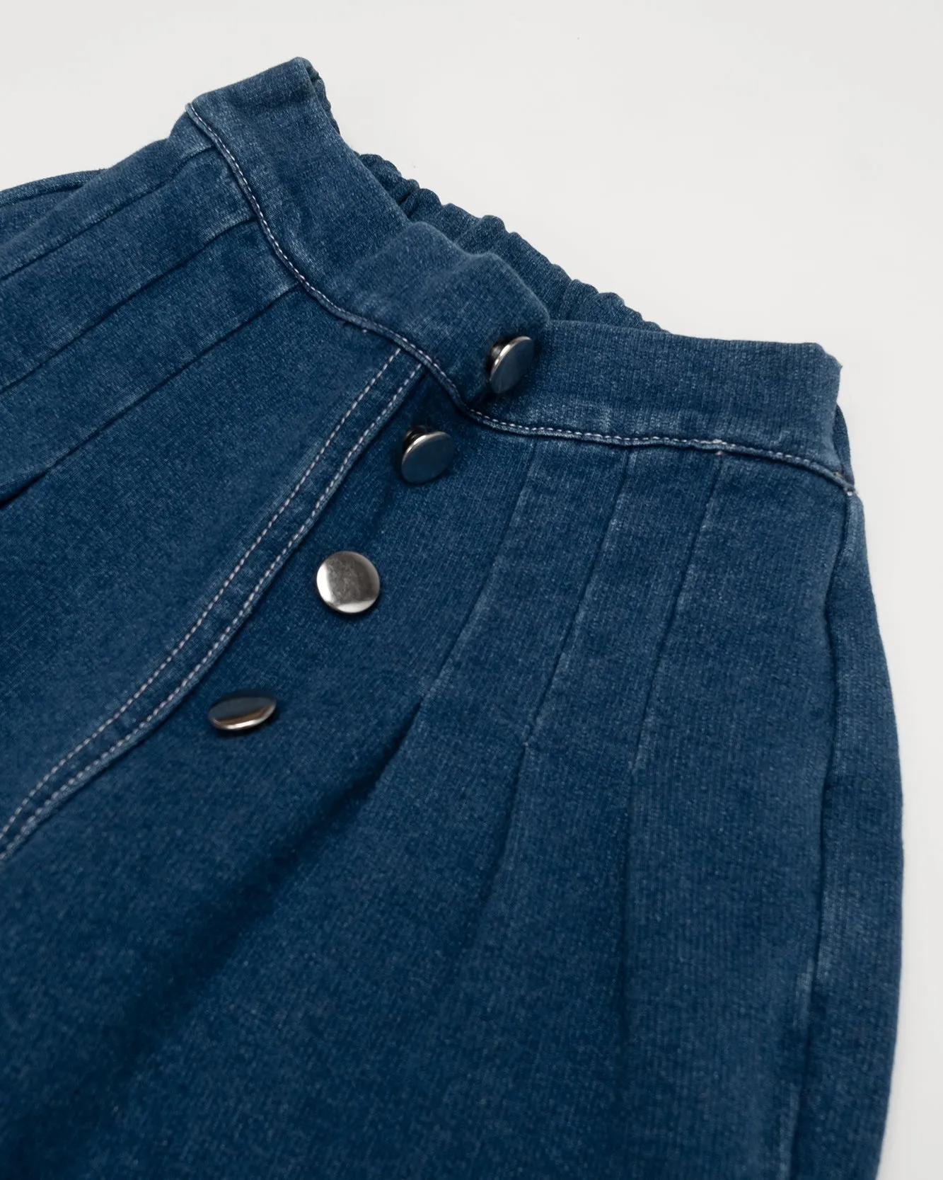 Denim Wide Leg Pants
