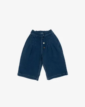 Denim Wide Leg Pants