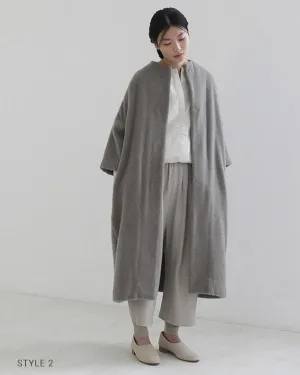 Evam Eva Cashmere Long Coat Mocha