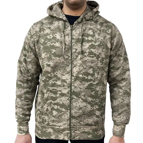 Game Digital Camouflage Zip Hoodie
