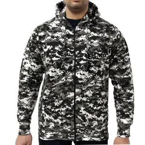 Game Digital Camouflage Zip Hoodie