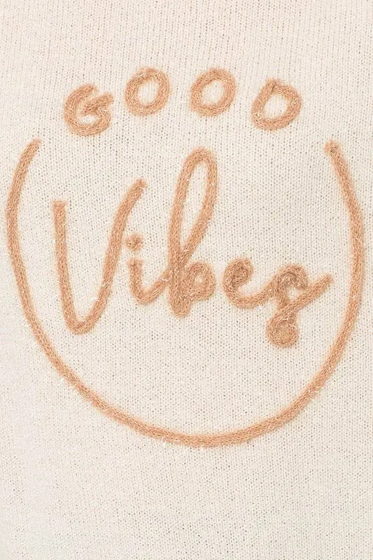 Good Vibes Pullover Light Weight Sweater