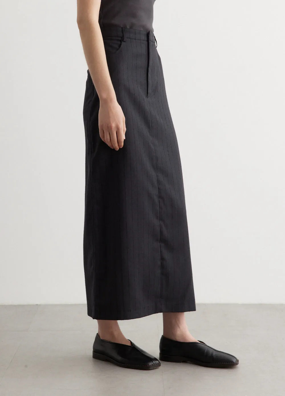 Long Stripe Skirt