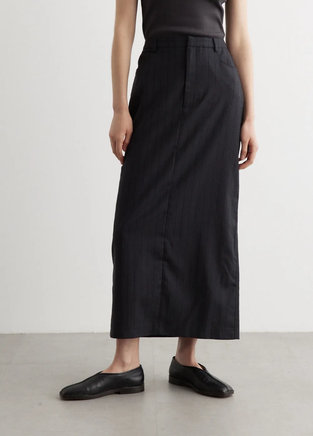 Long Stripe Skirt