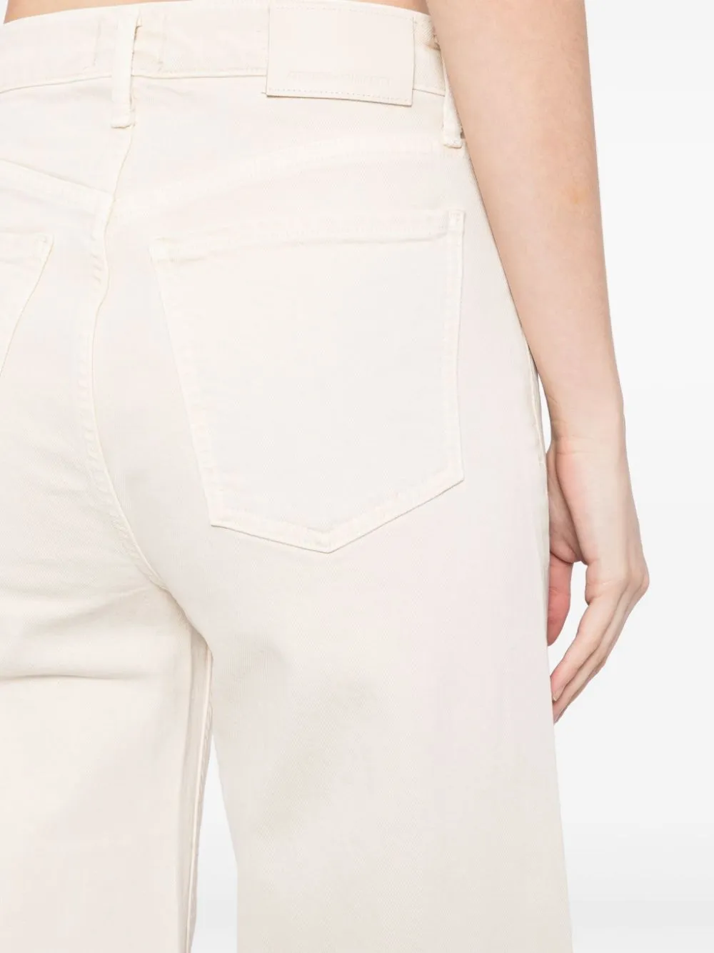 Lyra Crop Wide Leg in Almondette