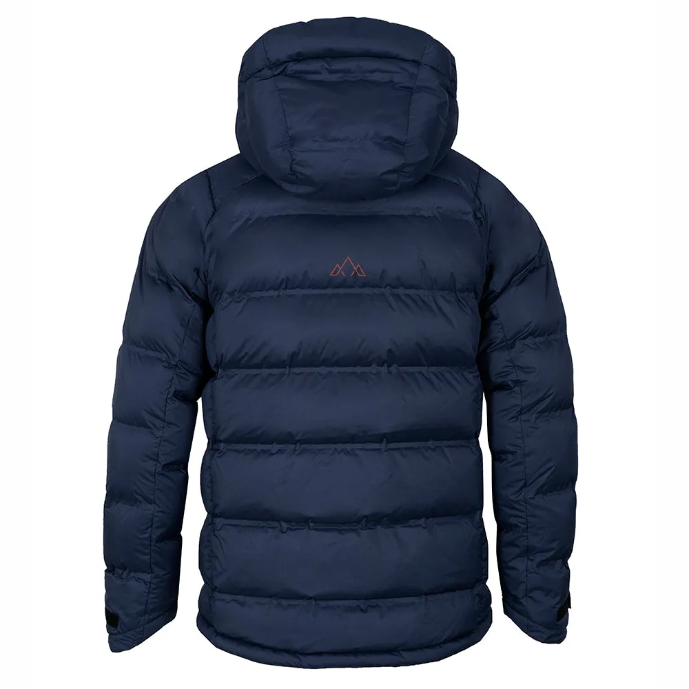 Mens Aska Waterproof Down Jacket (Navy/Rust)