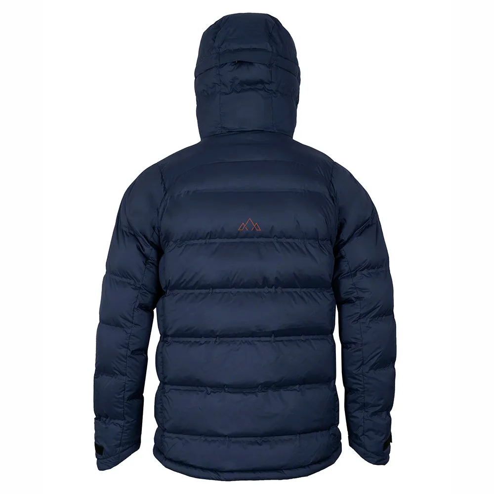 Mens Aska Waterproof Down Jacket (Navy/Rust)