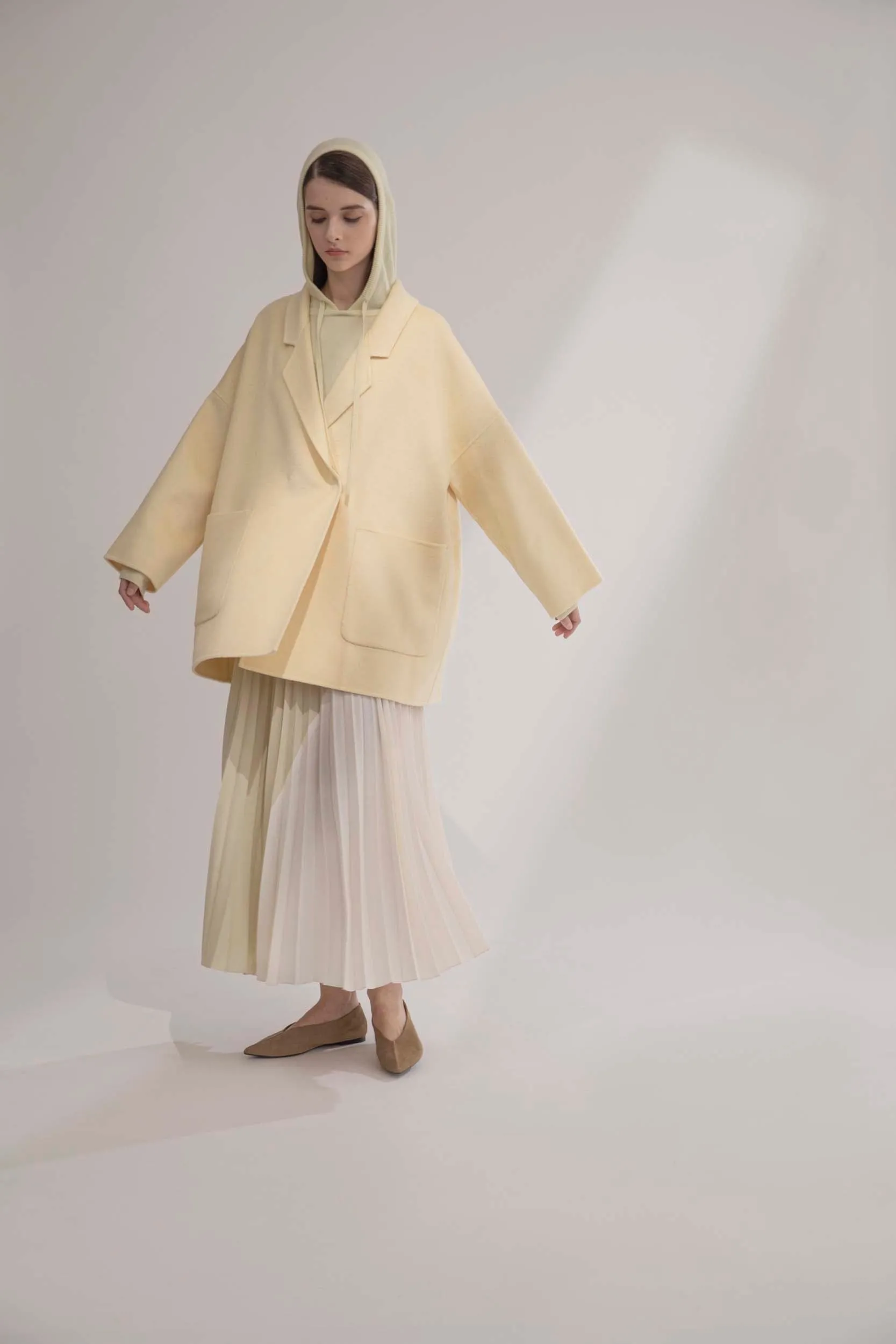 NORAH SUE Pure Cashmere Coat
