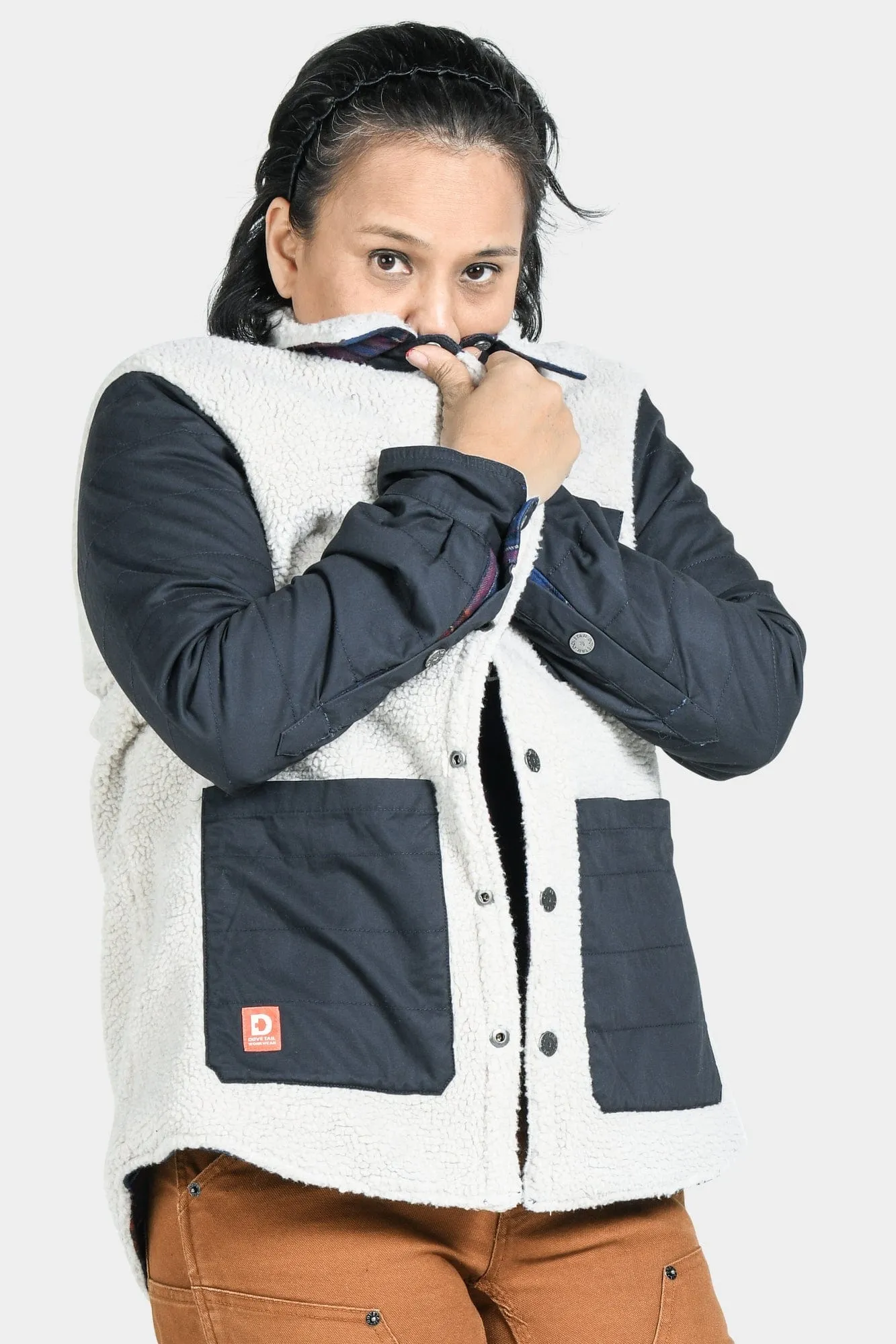 Old School Reversible Work Jacket in American Plaid