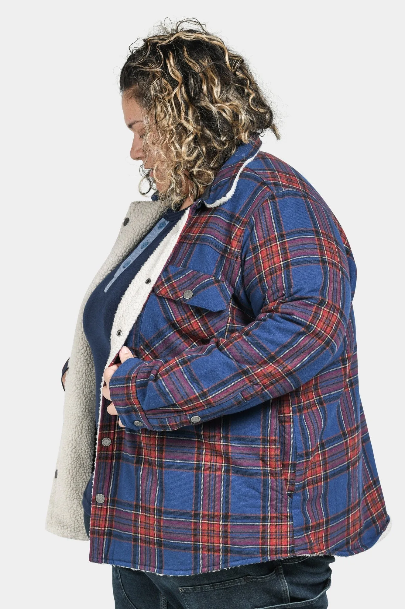 Old School Reversible Work Jacket in American Plaid