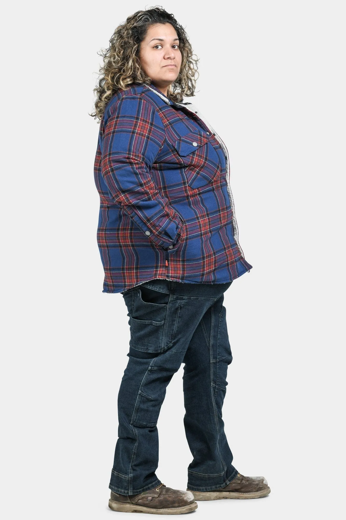 Old School Reversible Work Jacket in American Plaid