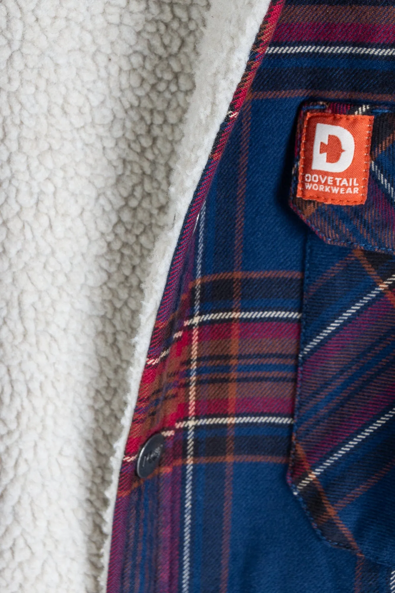 Old School Reversible Work Jacket in American Plaid
