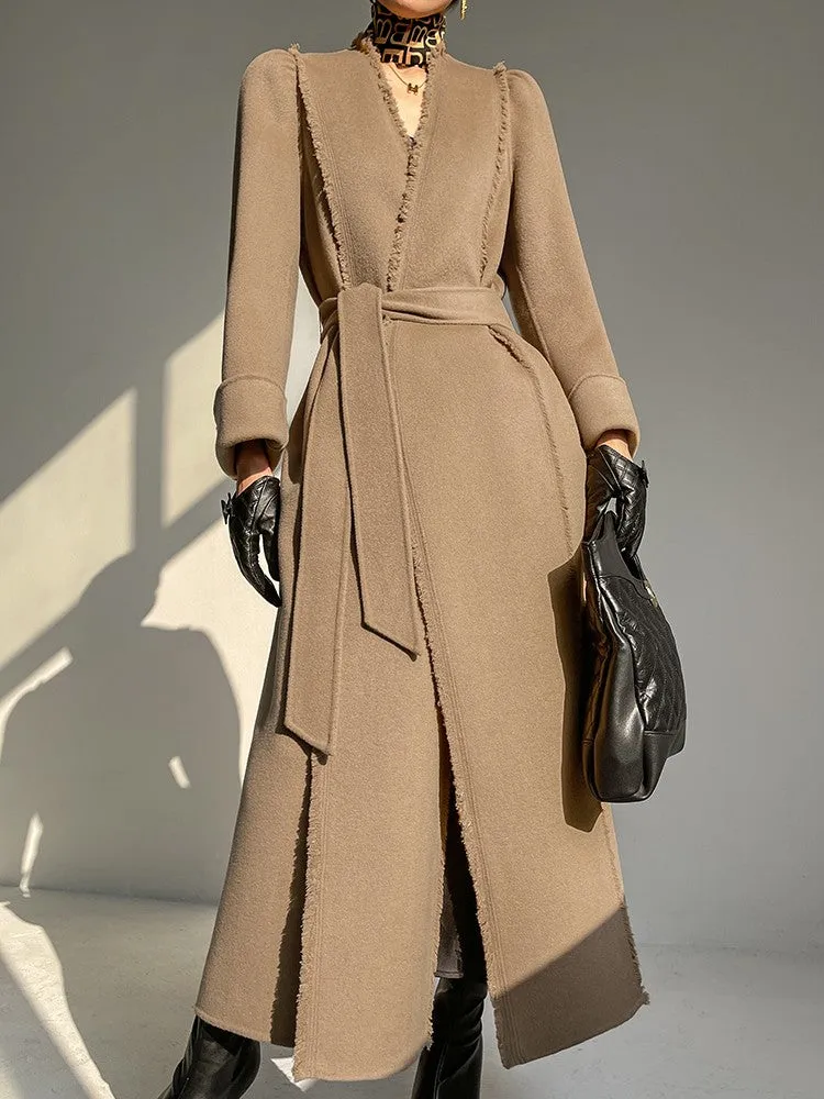 Original handmade double-sided cashmere coat - Fiais