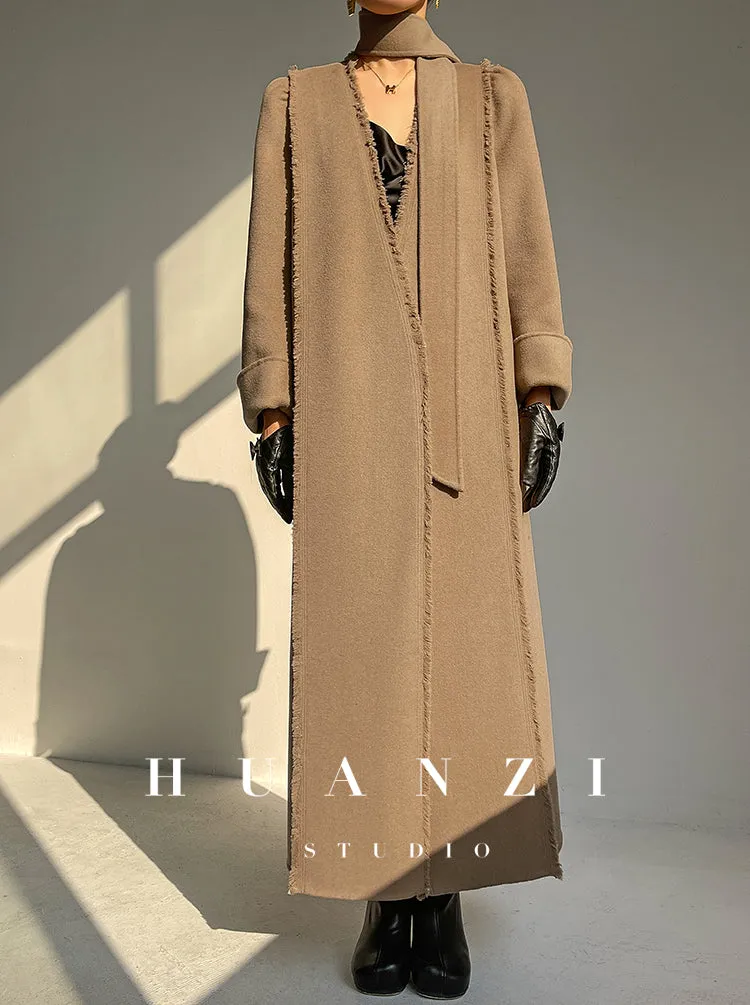 Original handmade double-sided cashmere coat - Fiais