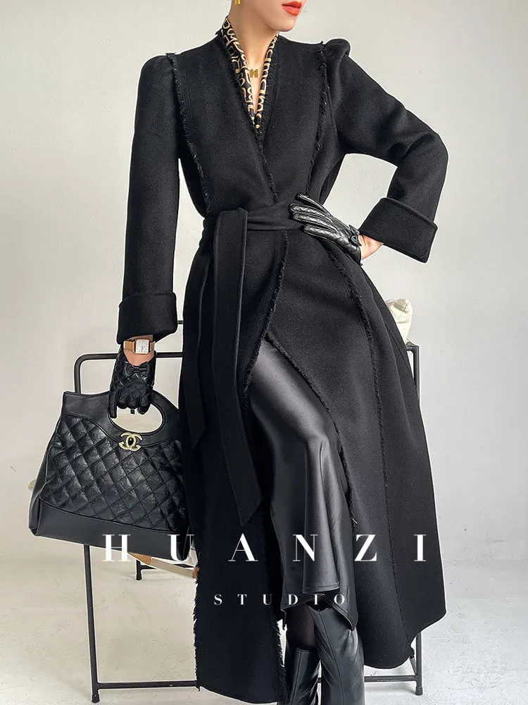 Original handmade double-sided cashmere coat - Fiais