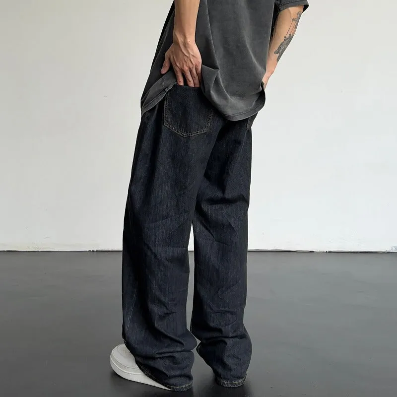 Patchwork Wide Leg Jeans