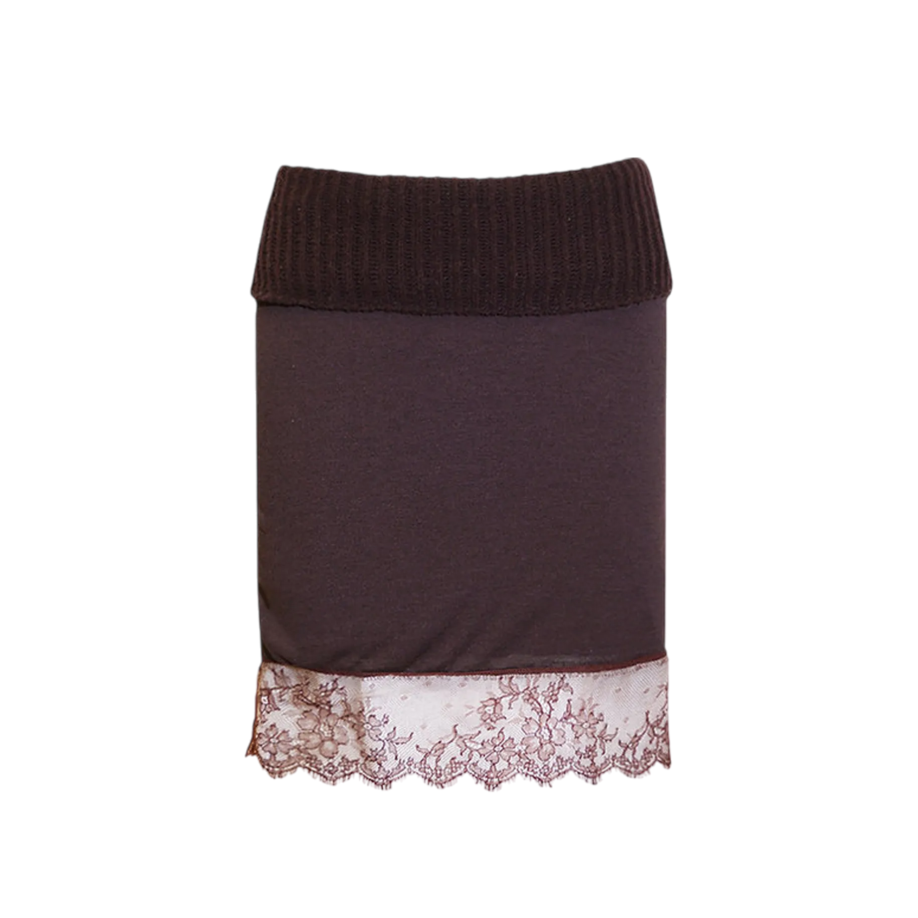 Peaker Lace Midi Skirt Maroon