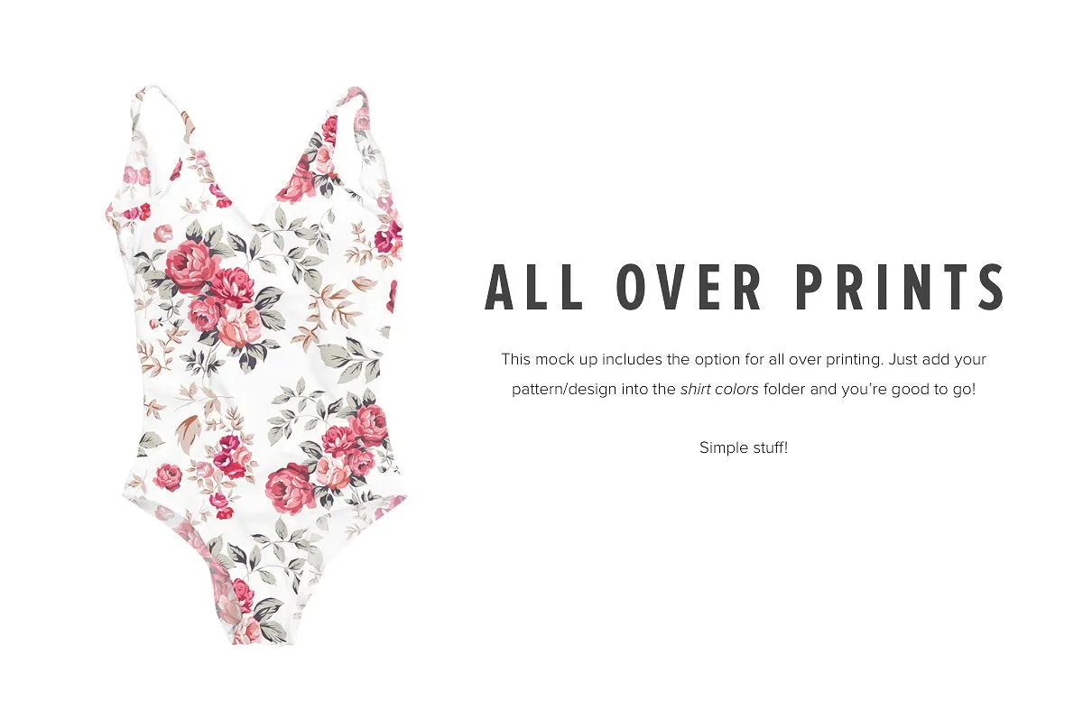 Premium One Piece Swimsuit Mockups