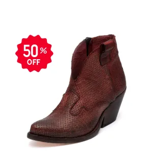RYDER Keep Red Ankle Cowboy Boots