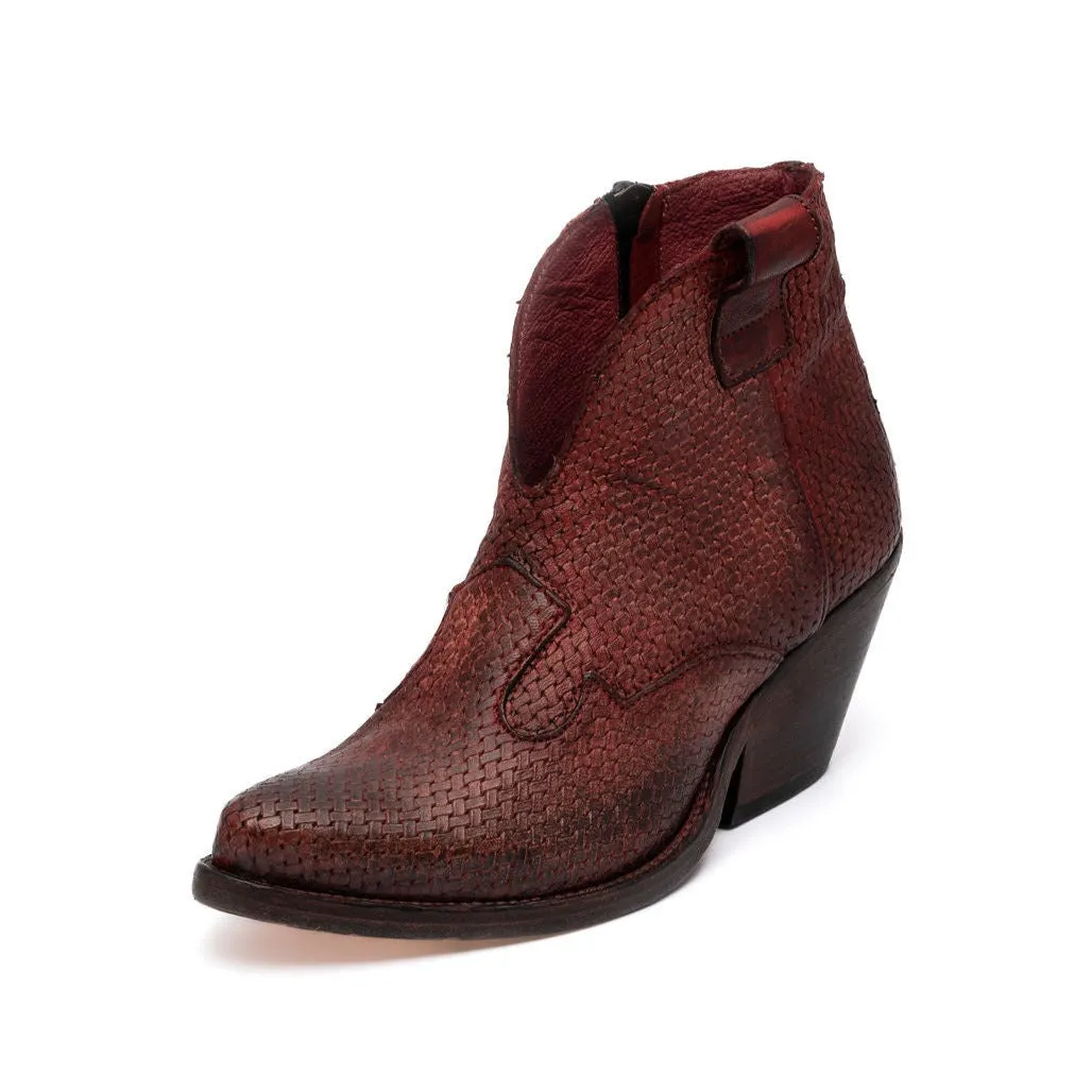 RYDER Keep Red Ankle Cowboy Boots