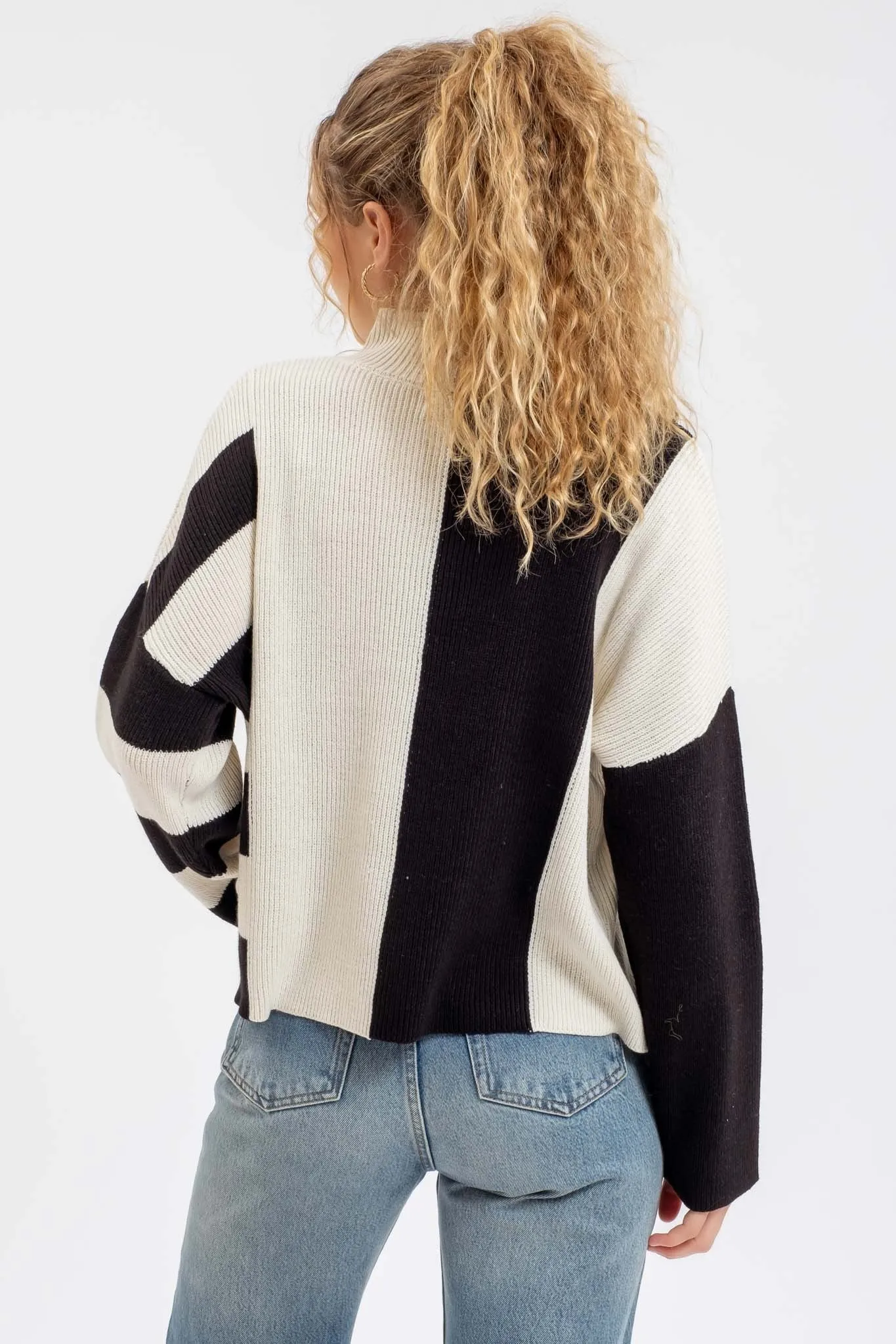 Stripe Block Sweater