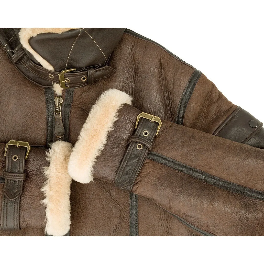 Super fortress bomber Coat | Faux Fur Coat Men's by TJS