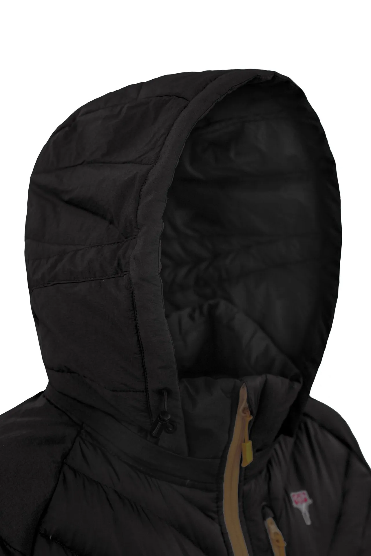 THE LIGHTFUL DOWNWOOL JACKET W | Black - Mustard