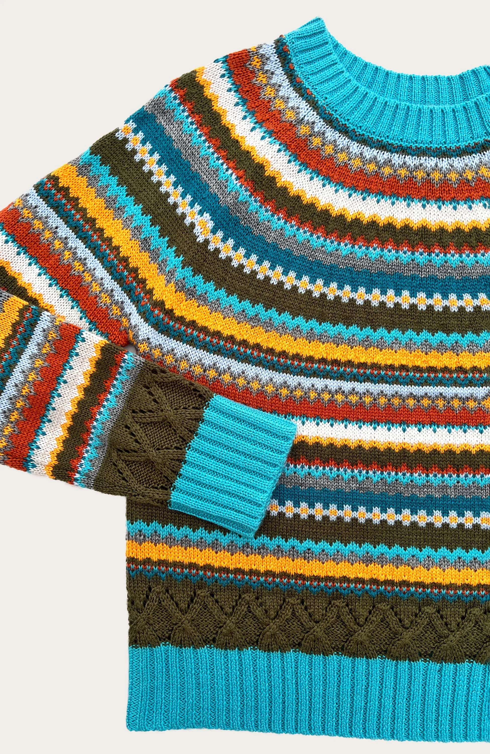 Tyler Boe Fairisle Crew Multi