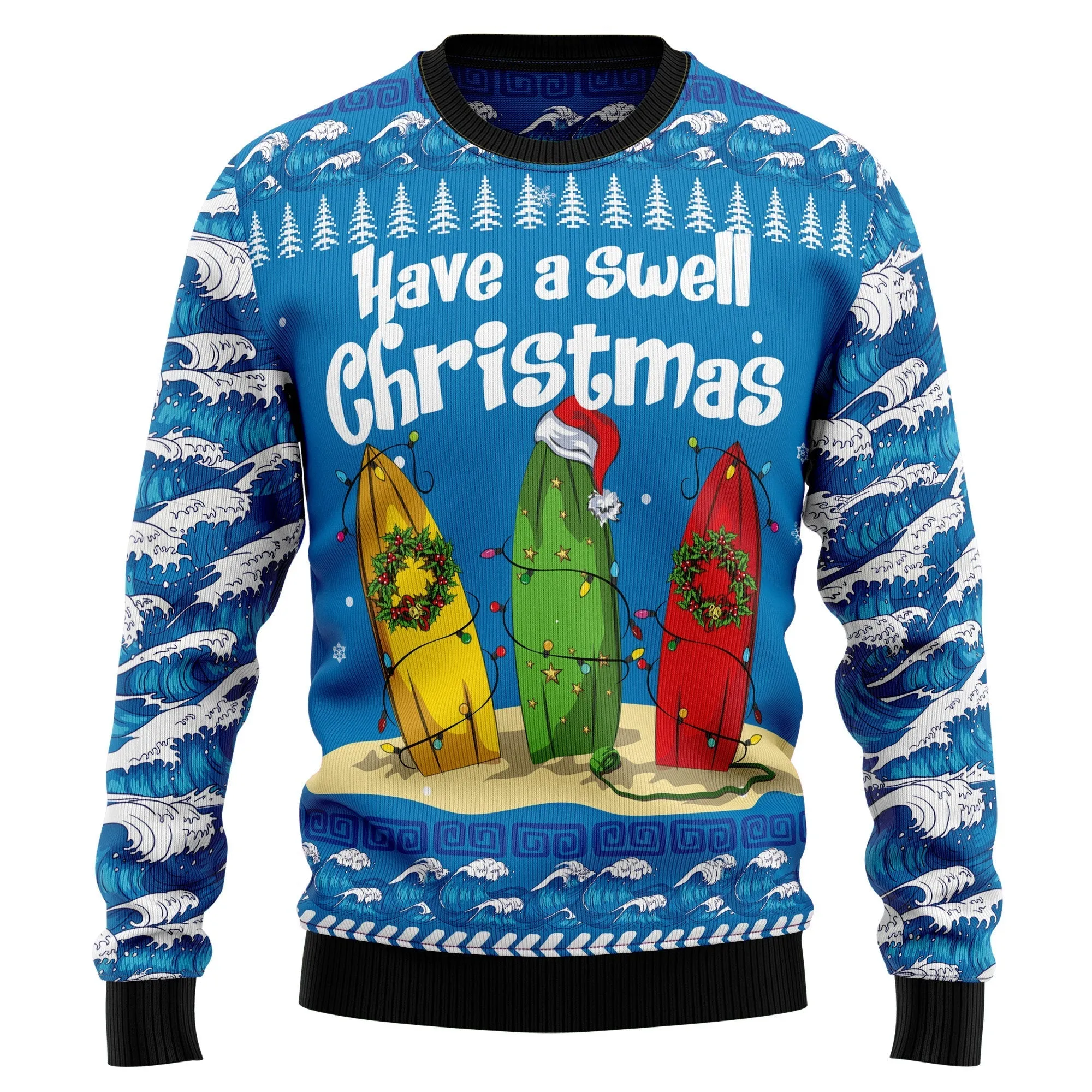 Ugly Christmas Sweater JulesRoche All-Over-Print Cozy Winter