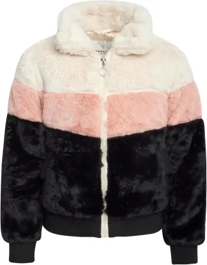 URBAN REPUBLIC Girls' Winter Coat - Zip Up Warm Plush Faux Fur Teddy Dress Coat and Bomber Jacket for Girls (Sizes: 4-16)