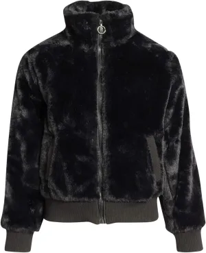 URBAN REPUBLIC Girls' Winter Coat - Zip Up Warm Plush Faux Fur Teddy Dress Coat and Bomber Jacket for Girls (Sizes: 4-16)