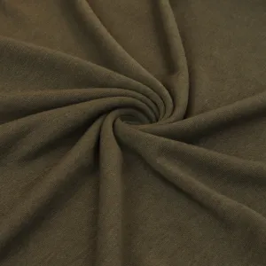 Viscose Blend Soft Knit - Khaki Green