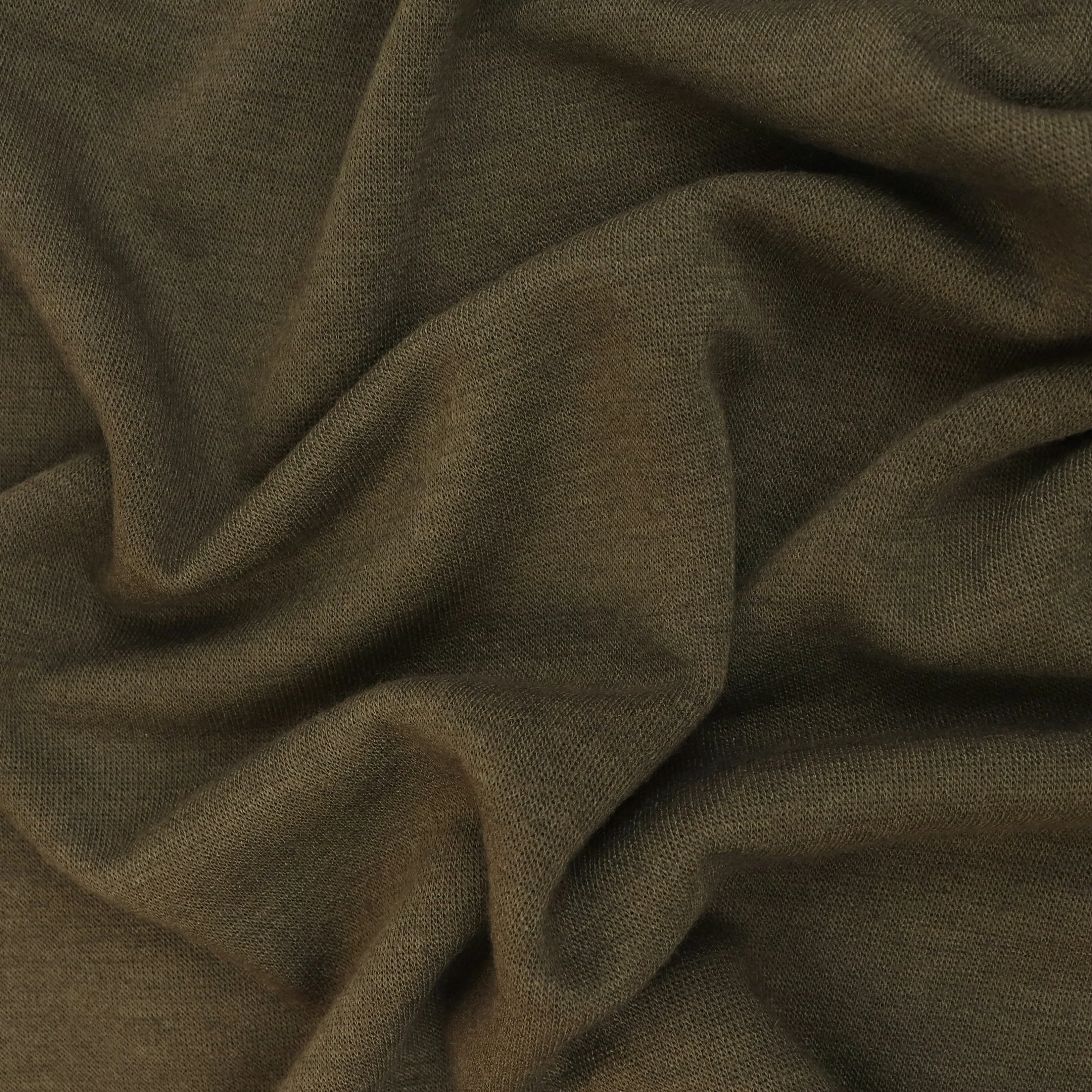 Viscose Blend Soft Knit - Khaki Green