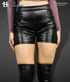 Women's Genuine Leather Shorts