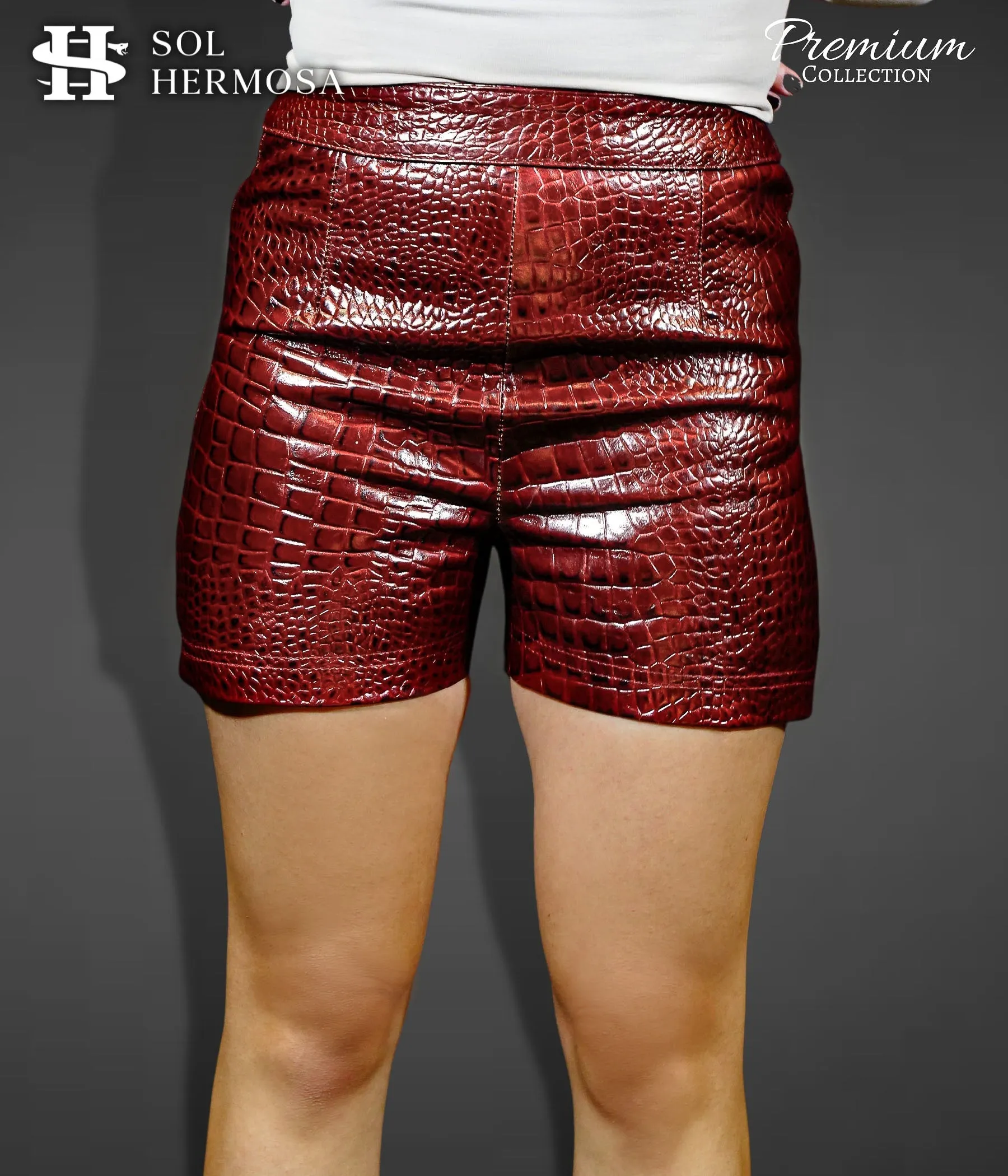 Women's Genuine Leather Shorts