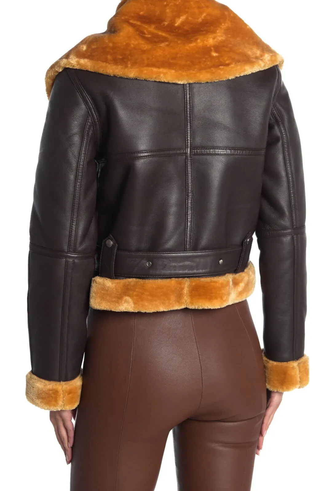 Women's Mandie Shearling Leather Jacket