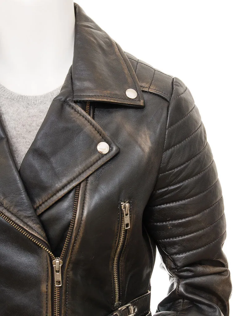 Women's Vintage Leather Jacket 2023/2024 By TJS