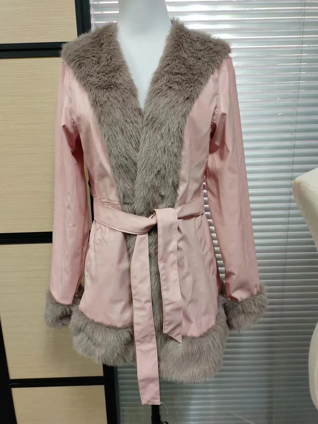 Yareli Fur Jacket Overcoat