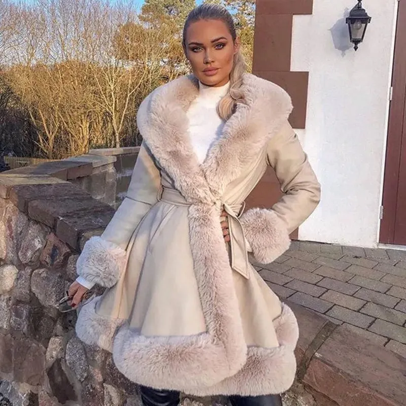Yareli Fur Jacket Overcoat