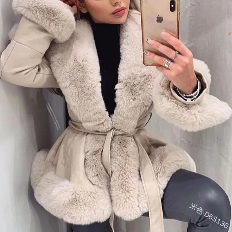 Yareli Fur Jacket Overcoat