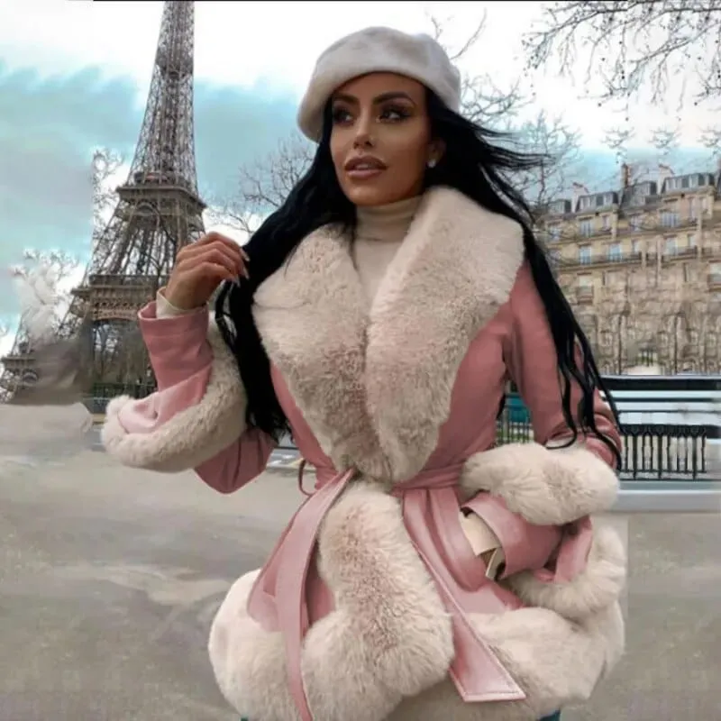 Yareli Fur Jacket Overcoat
